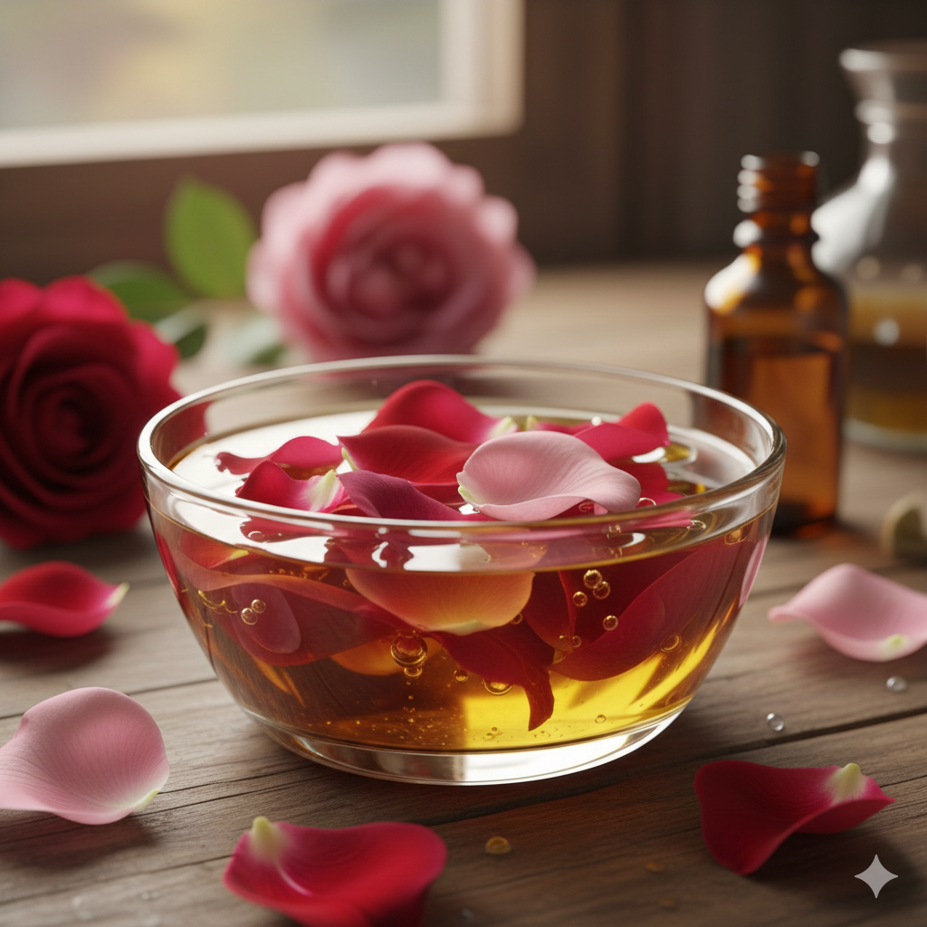 LMSCENT essential oil distillation process and botanical ingredients.