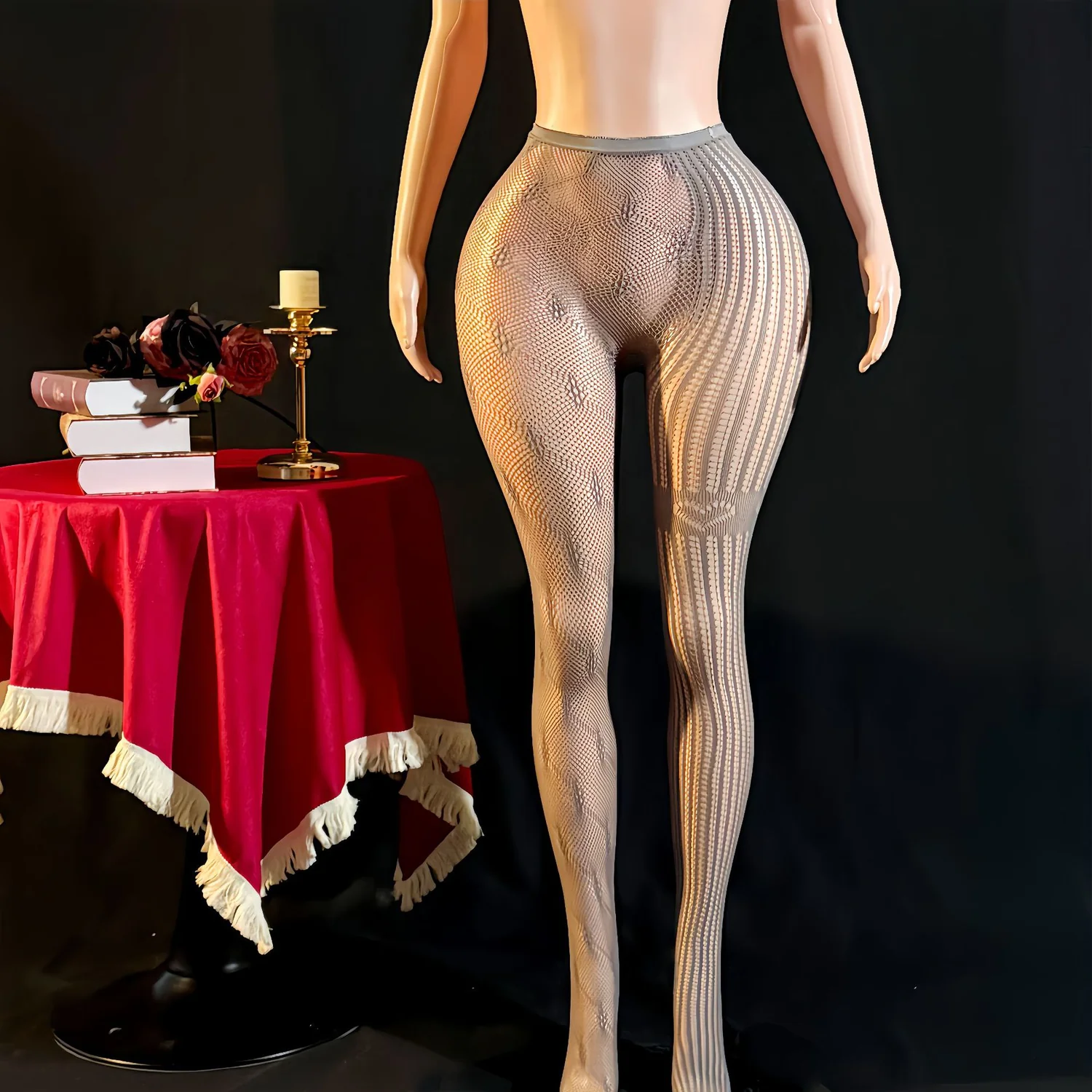 striped tights