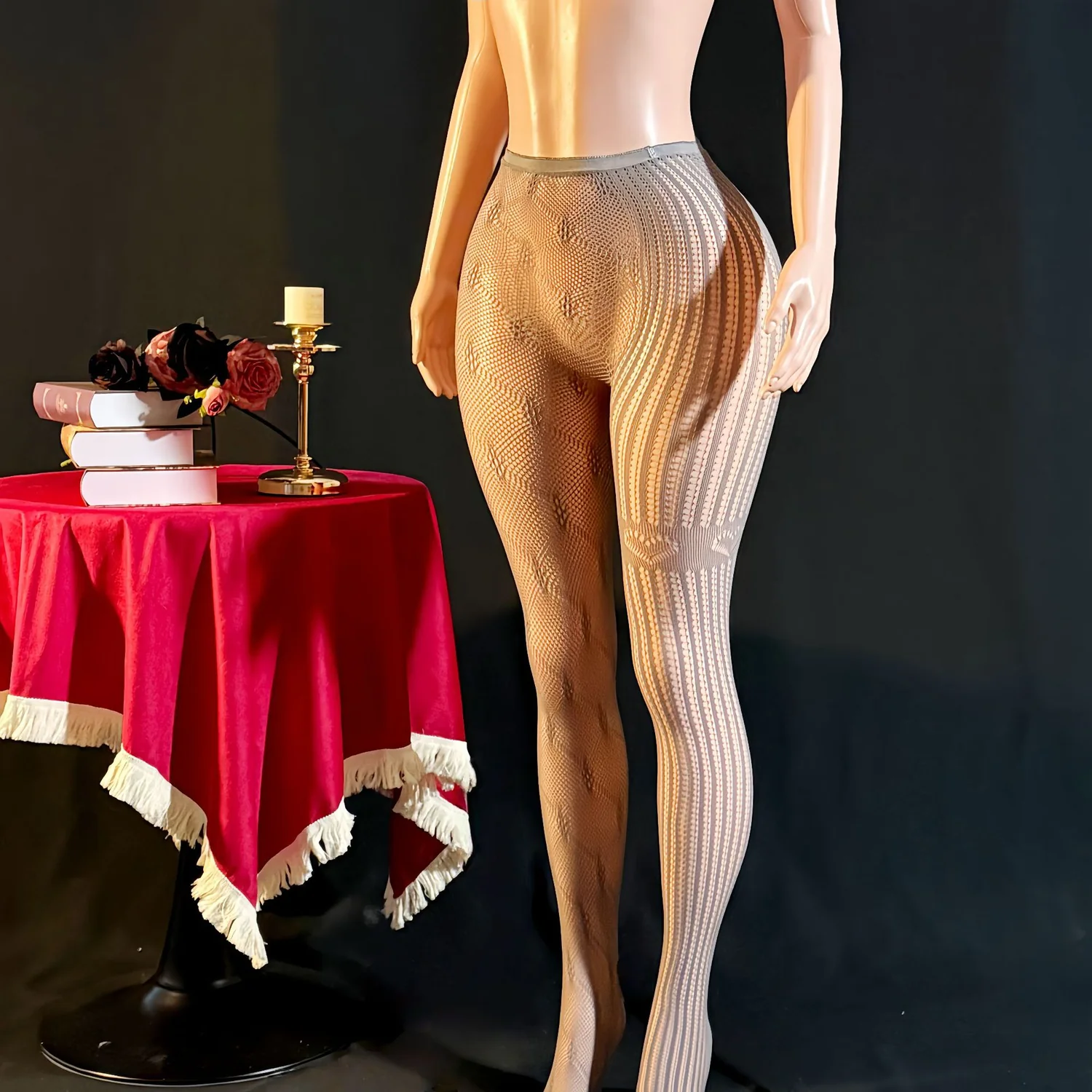 striped tights