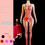 Stretch Mesh Bodysuit - front view (1 of 21)