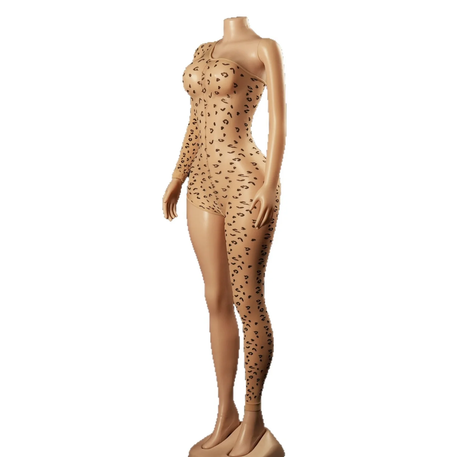 leopard bodystocking