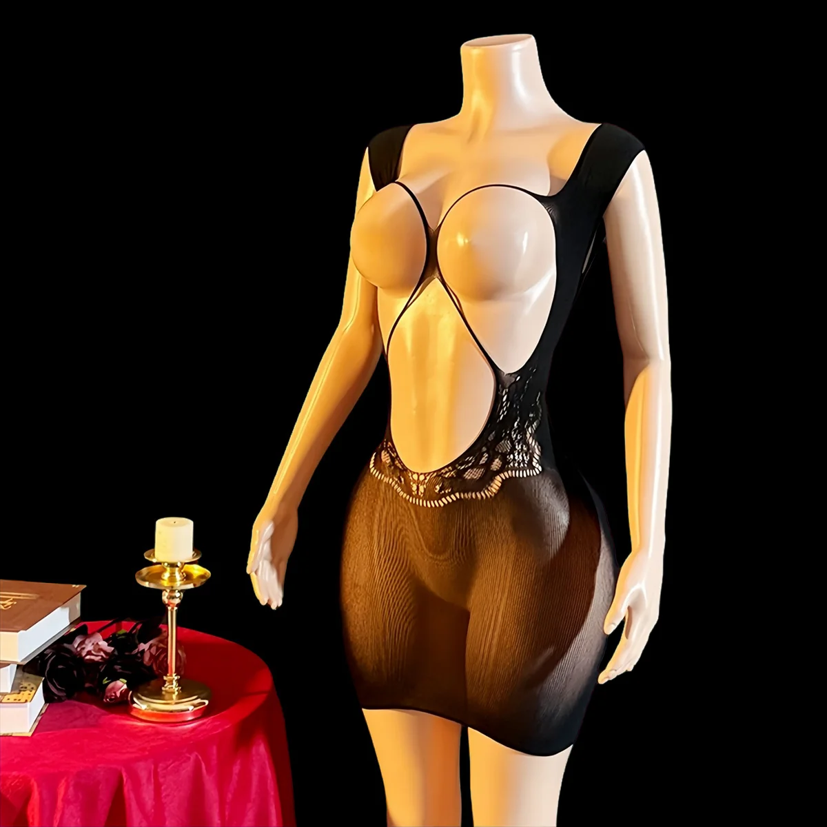 jacquard bodycon skirt
