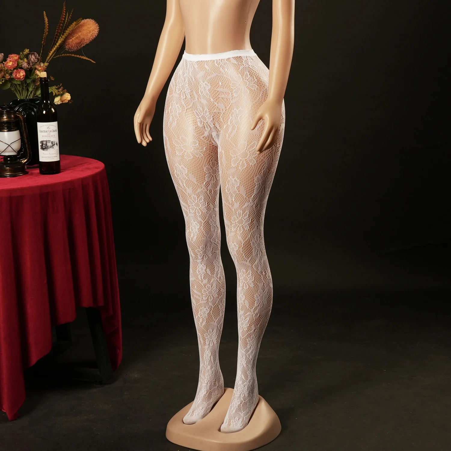 jacquard tights