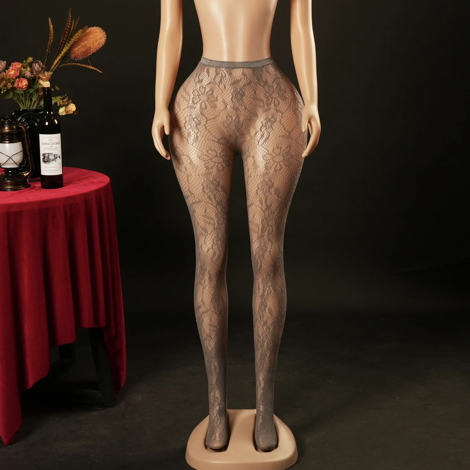 jacquard tights