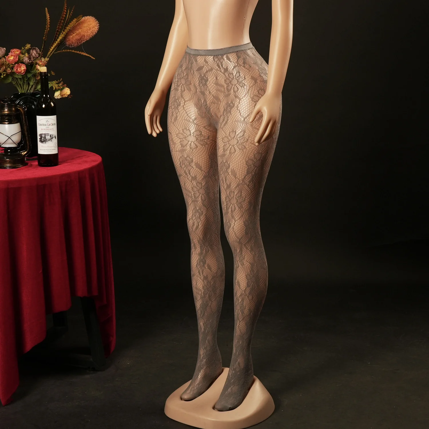 jacquard tights