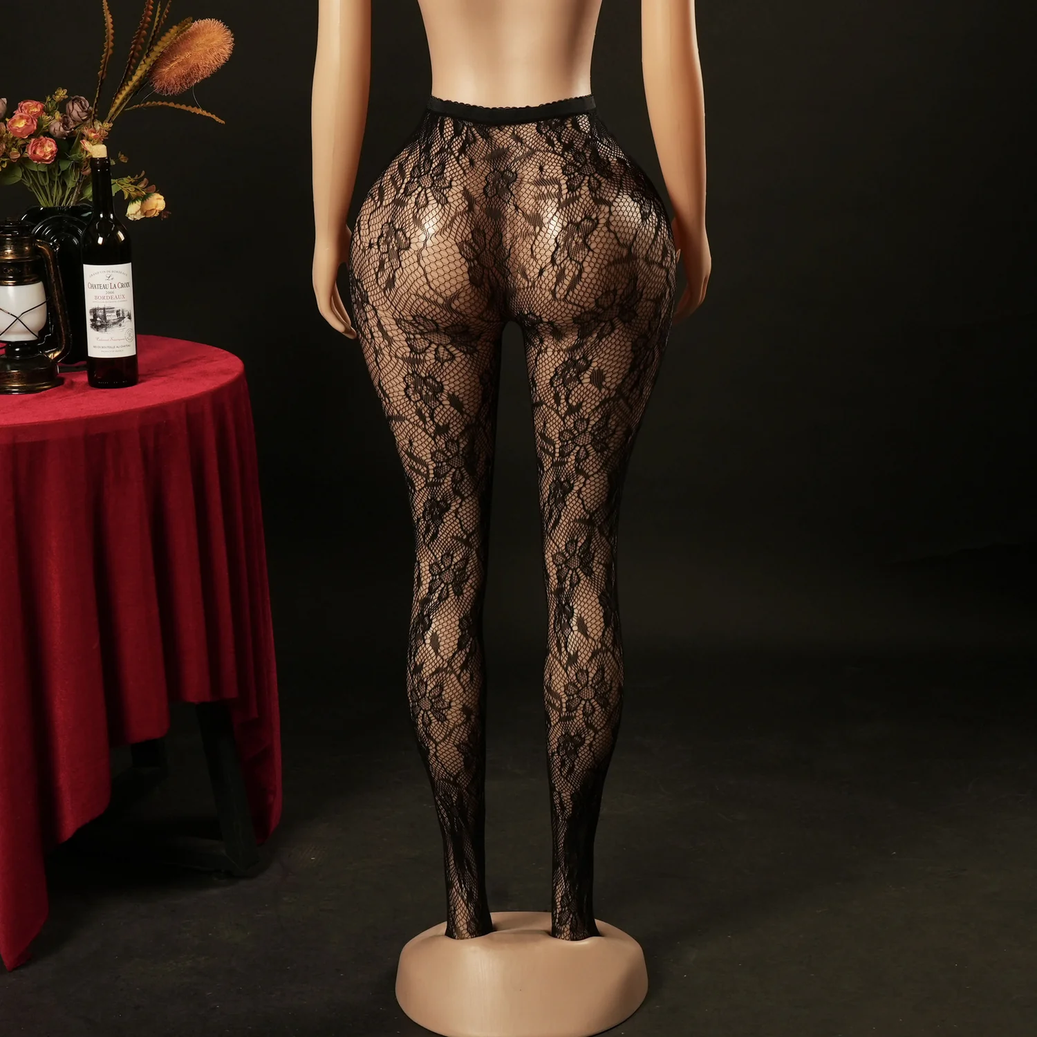 jacquard tights