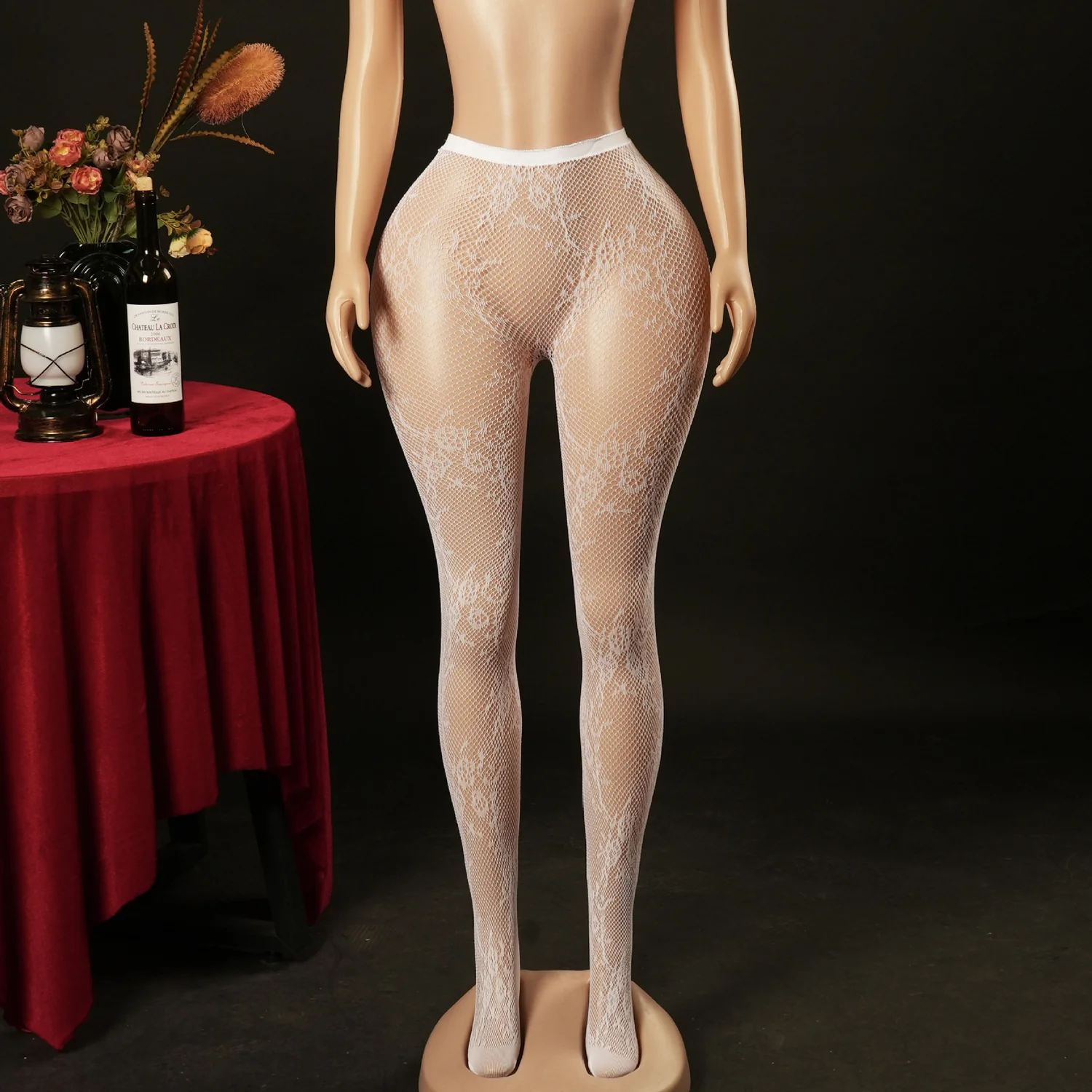 jacquard tights
