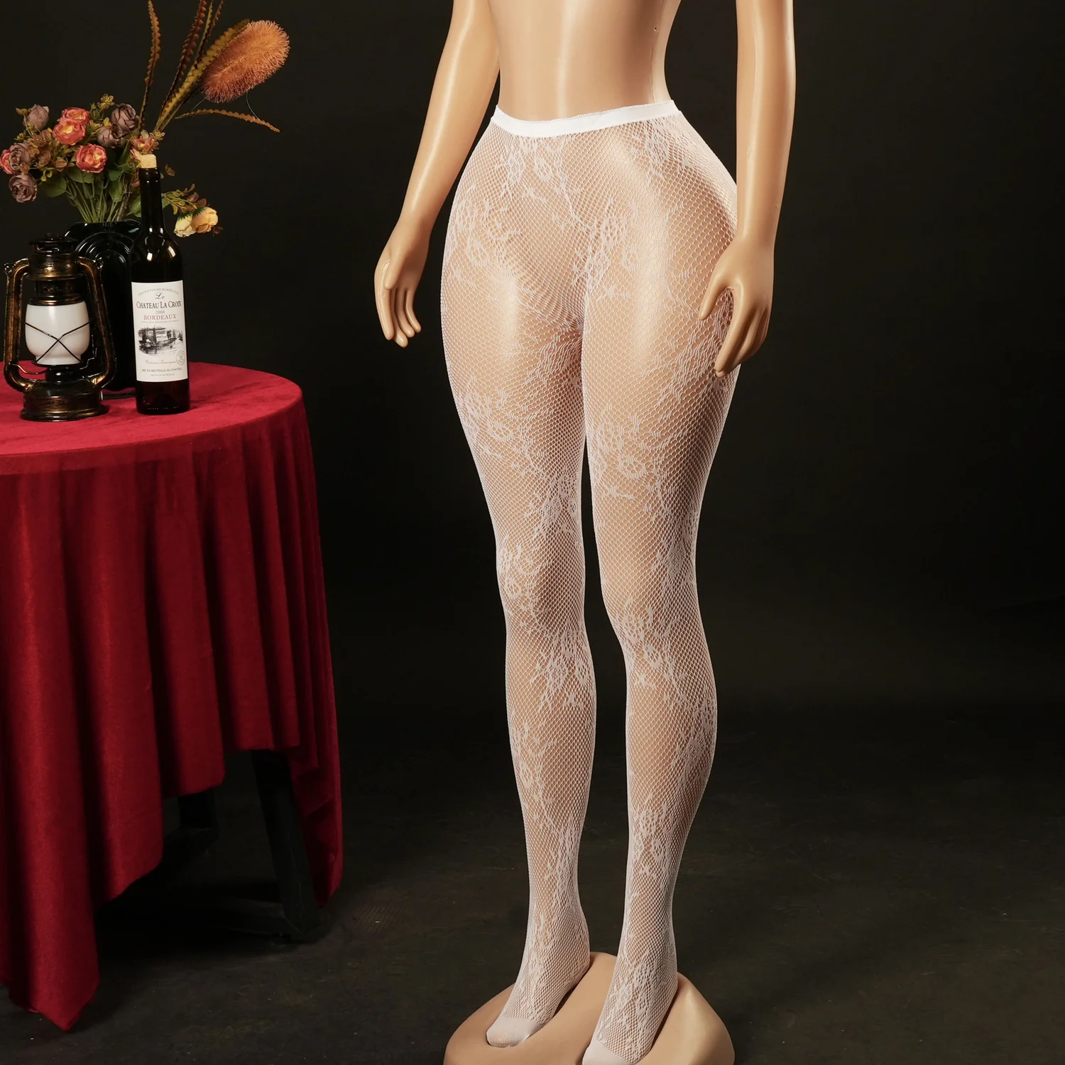 jacquard tights