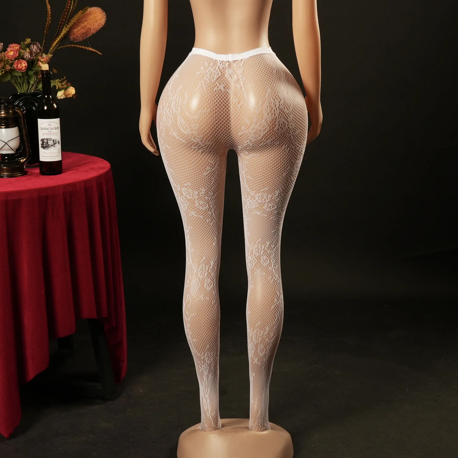 jacquard tights