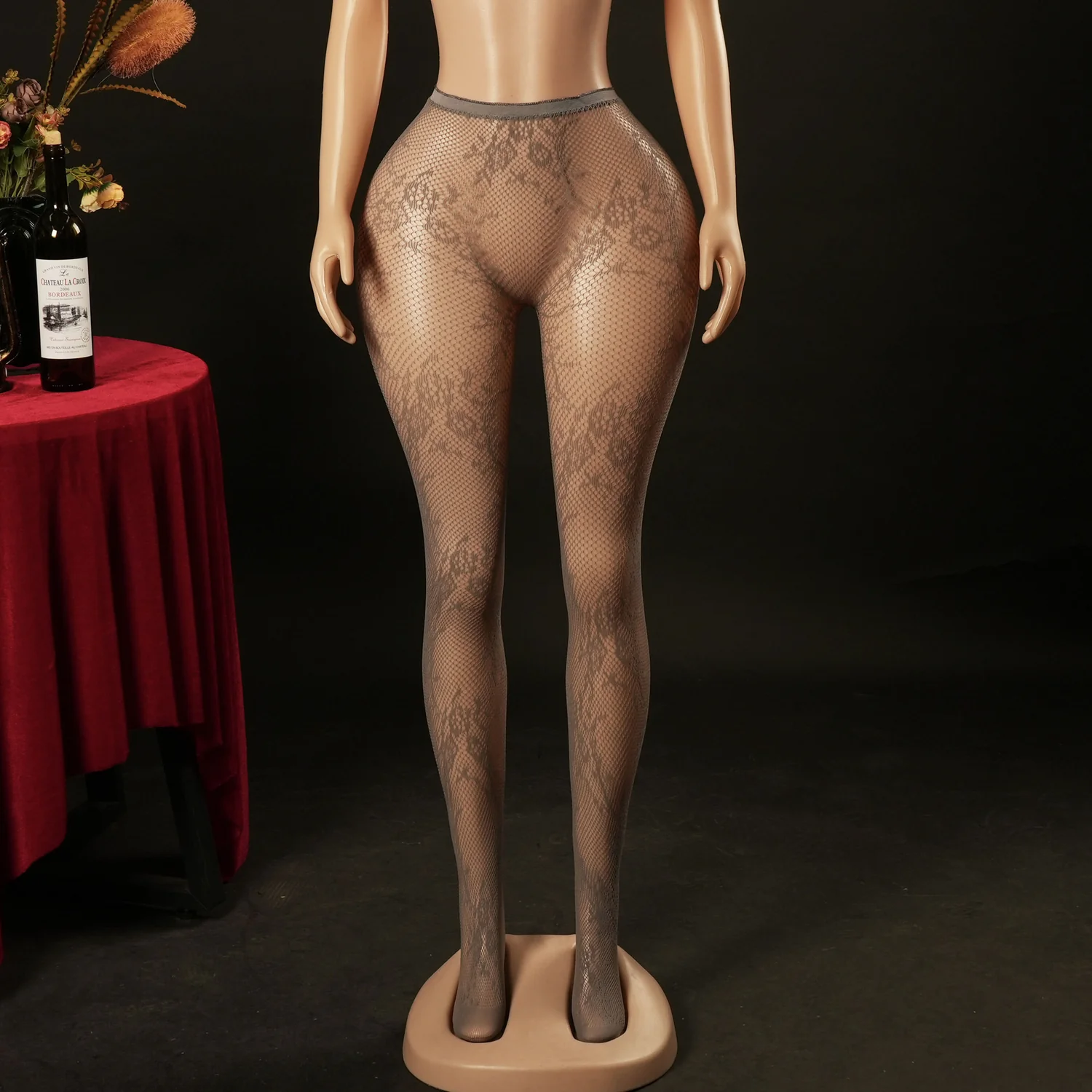 jacquard tights