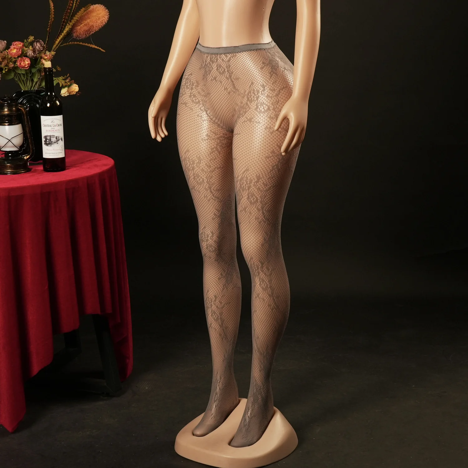 jacquard tights