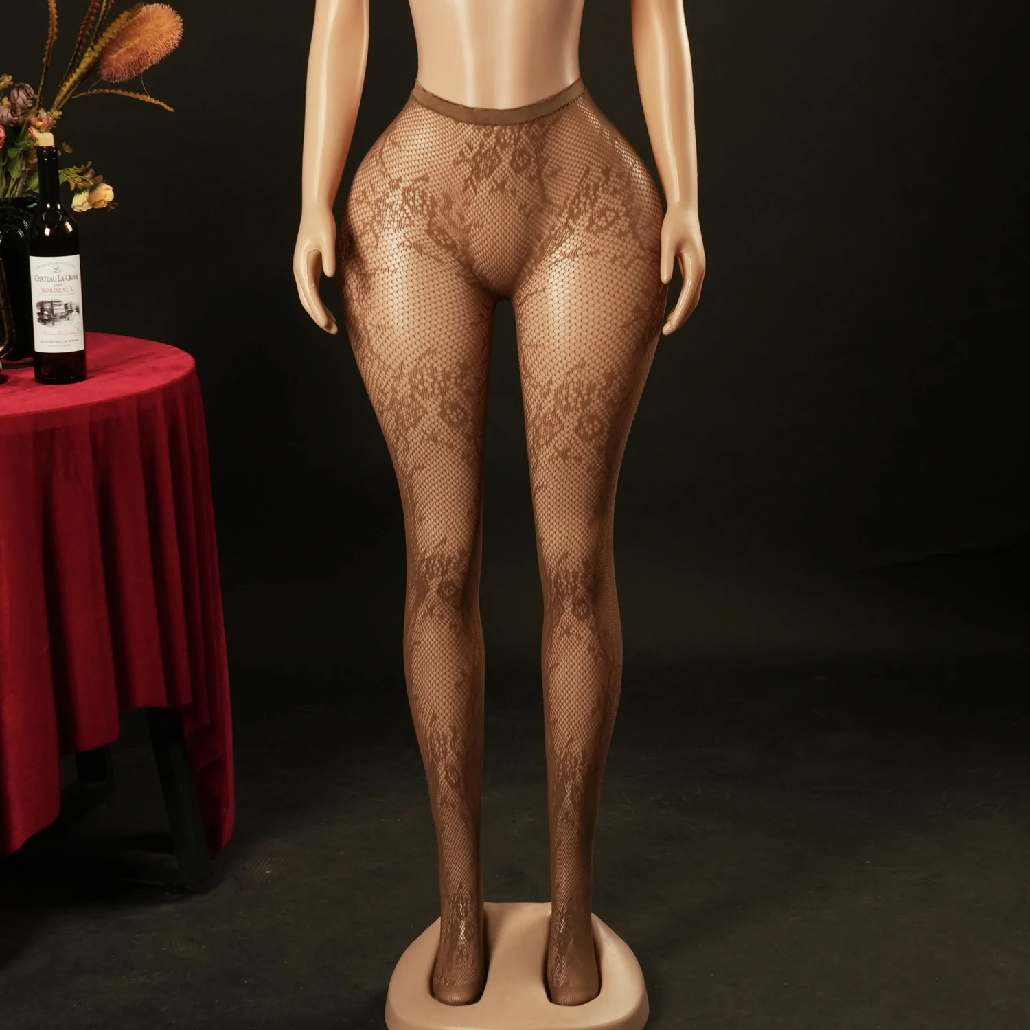 jacquard tights