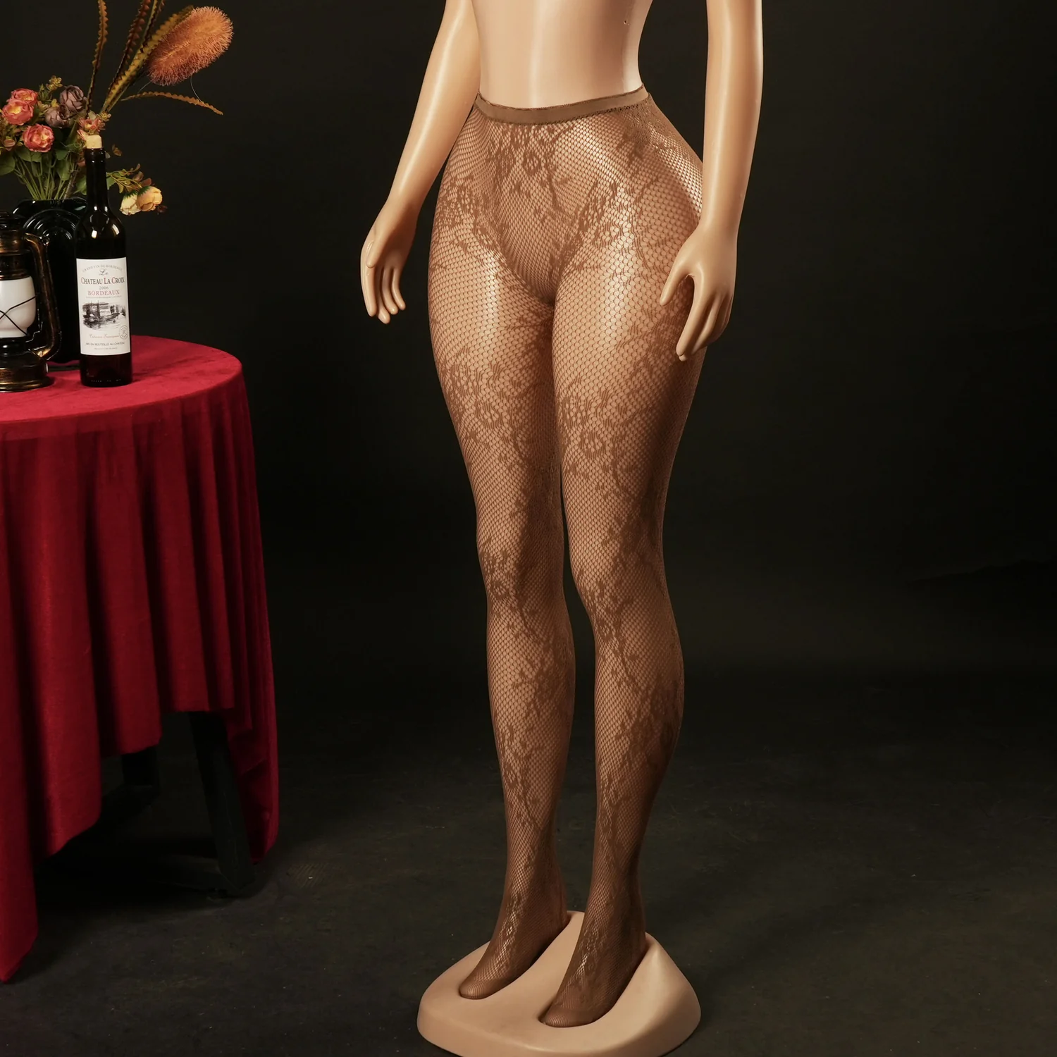 jacquard tights
