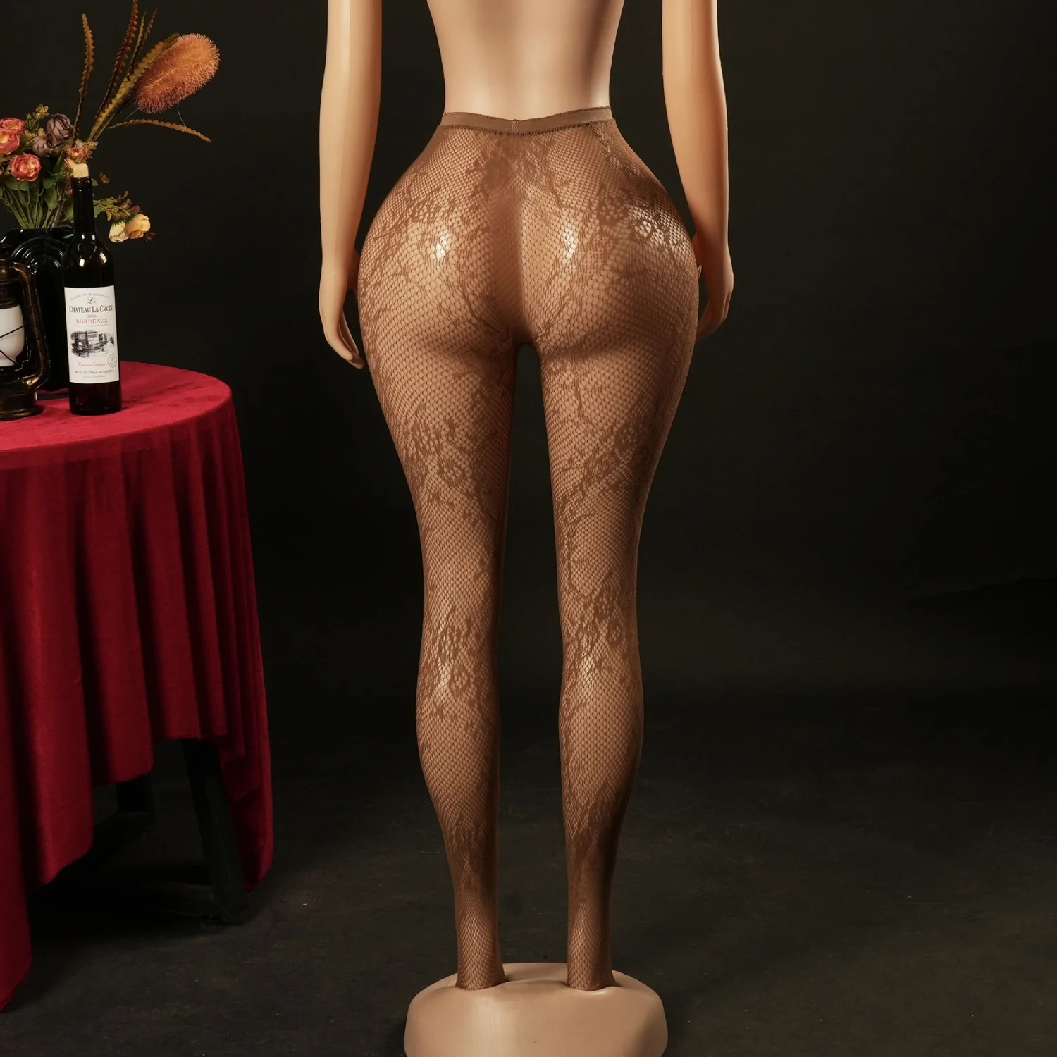 jacquard tights