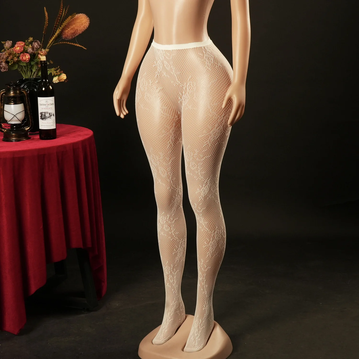 jacquard tights