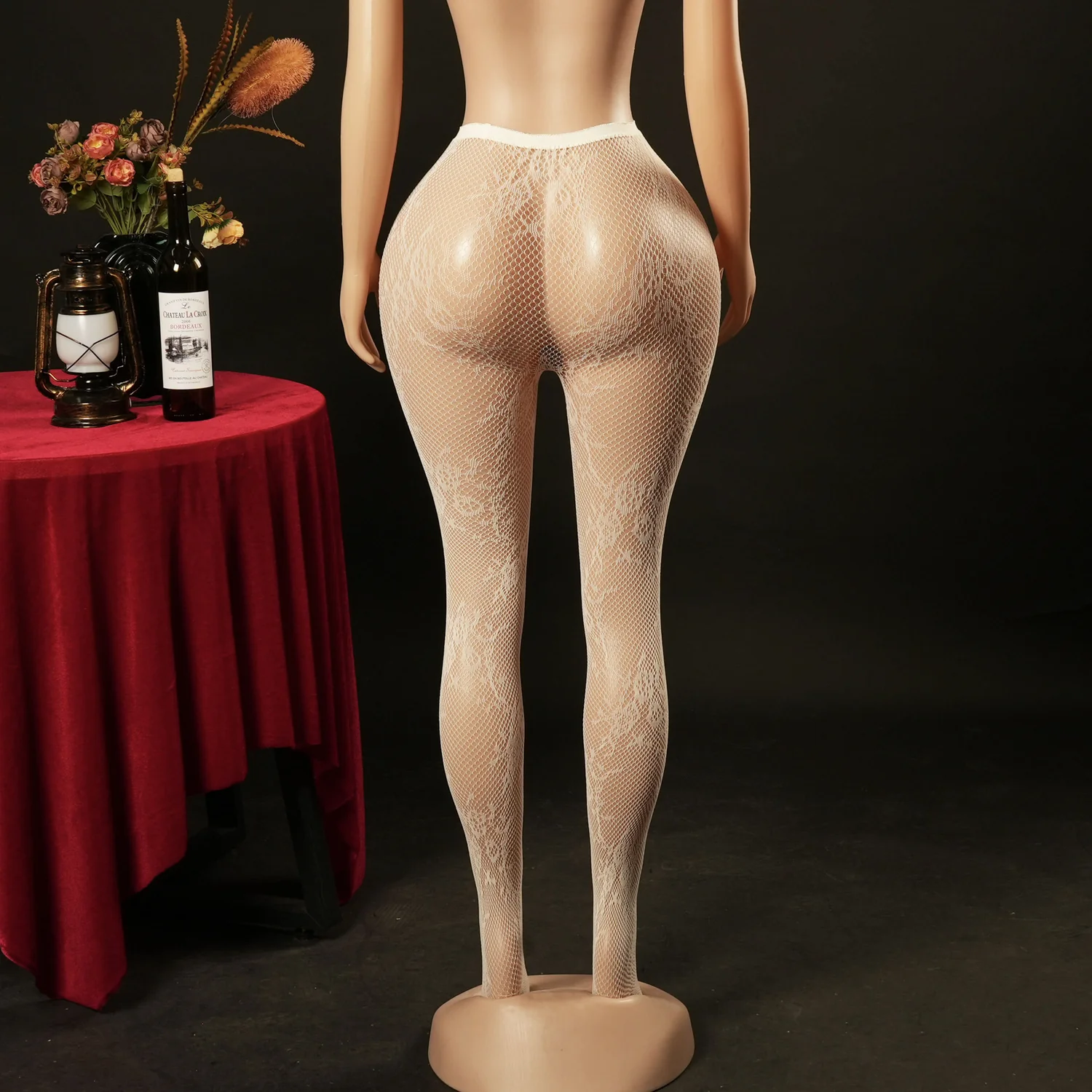 jacquard tights