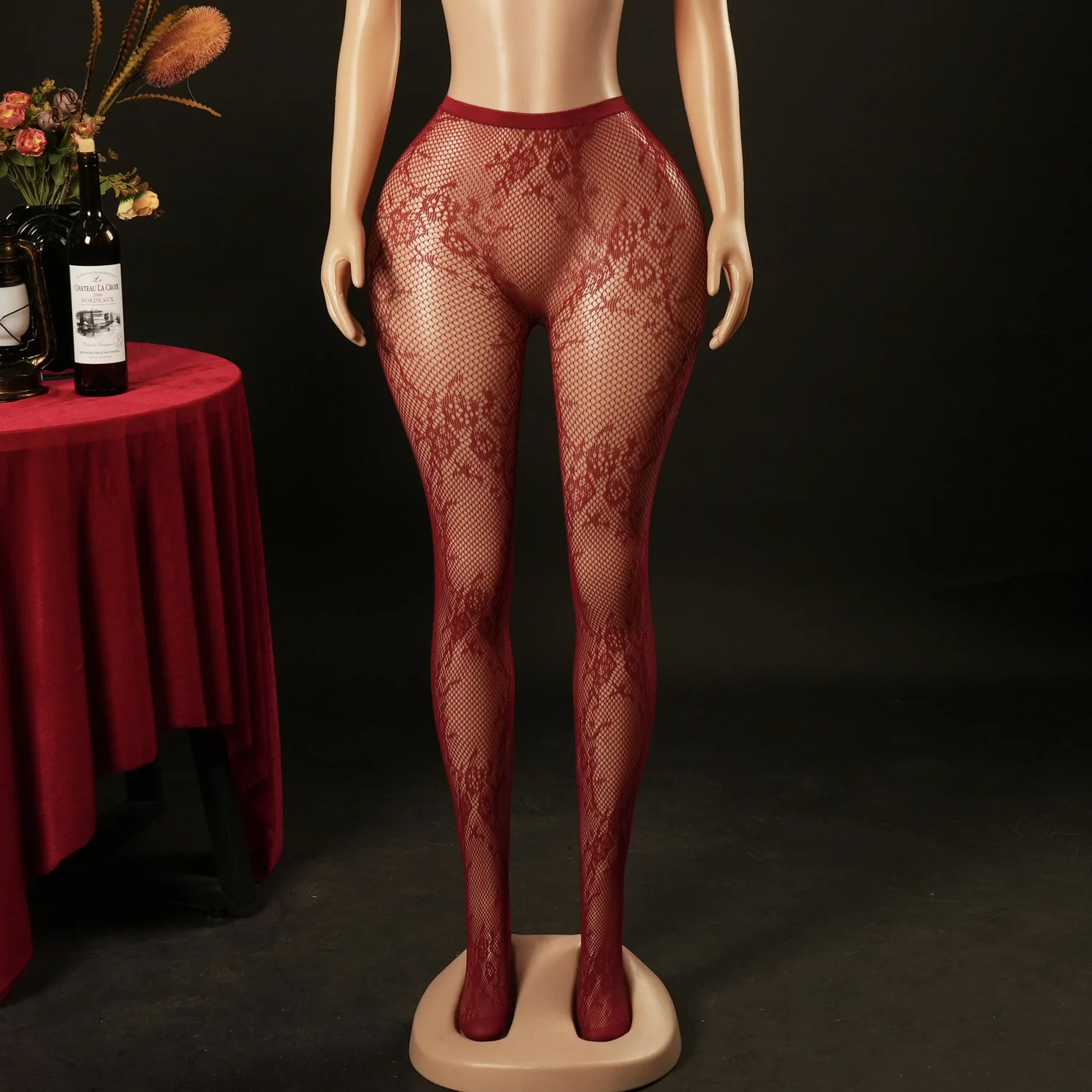 jacquard tights