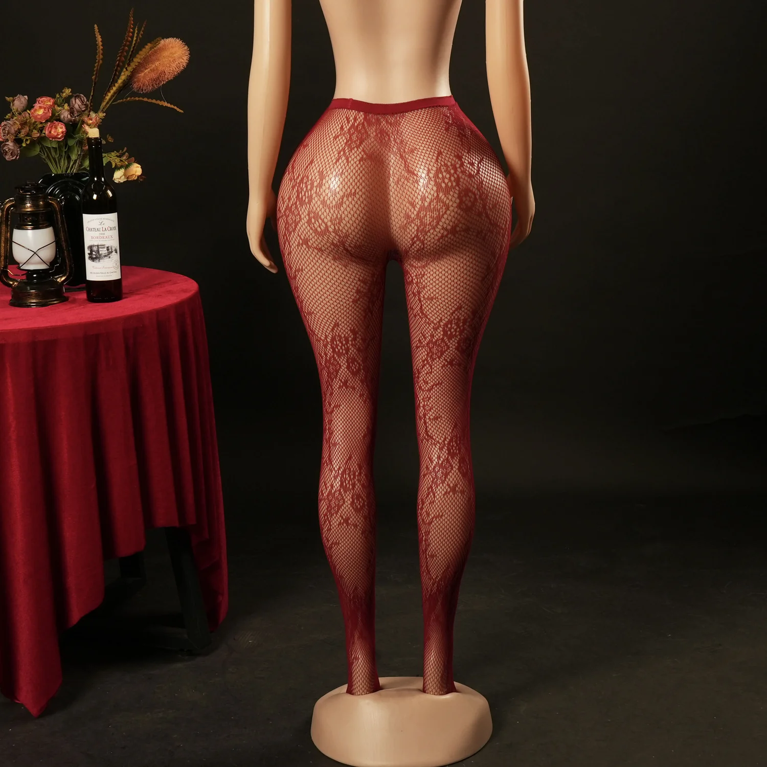 jacquard tights