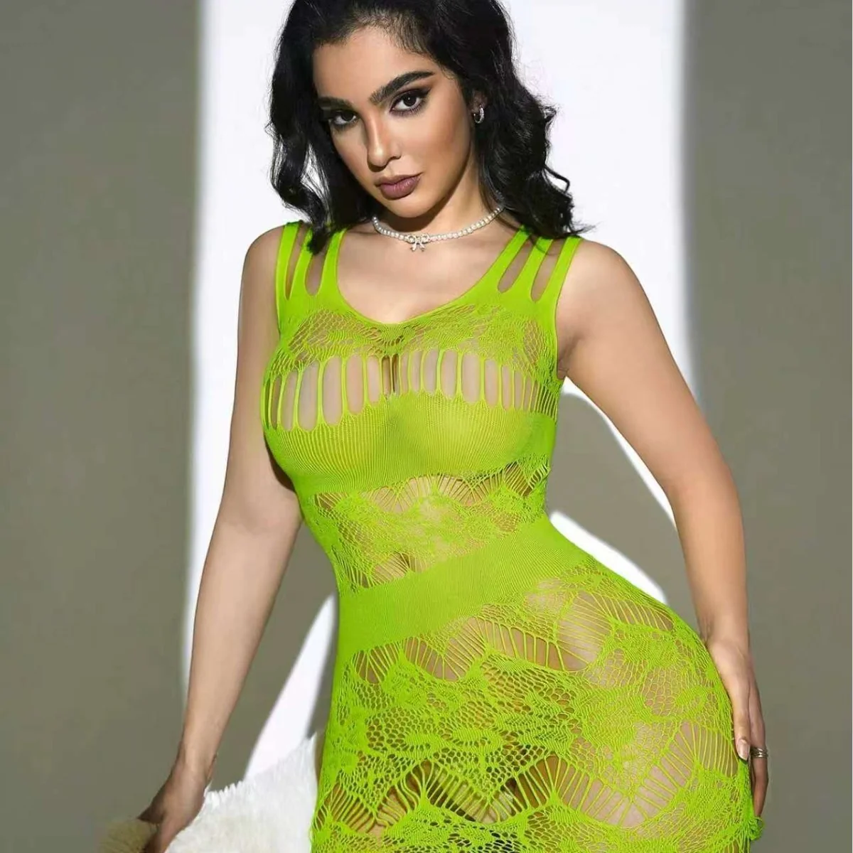 mesh bodycon skirt
