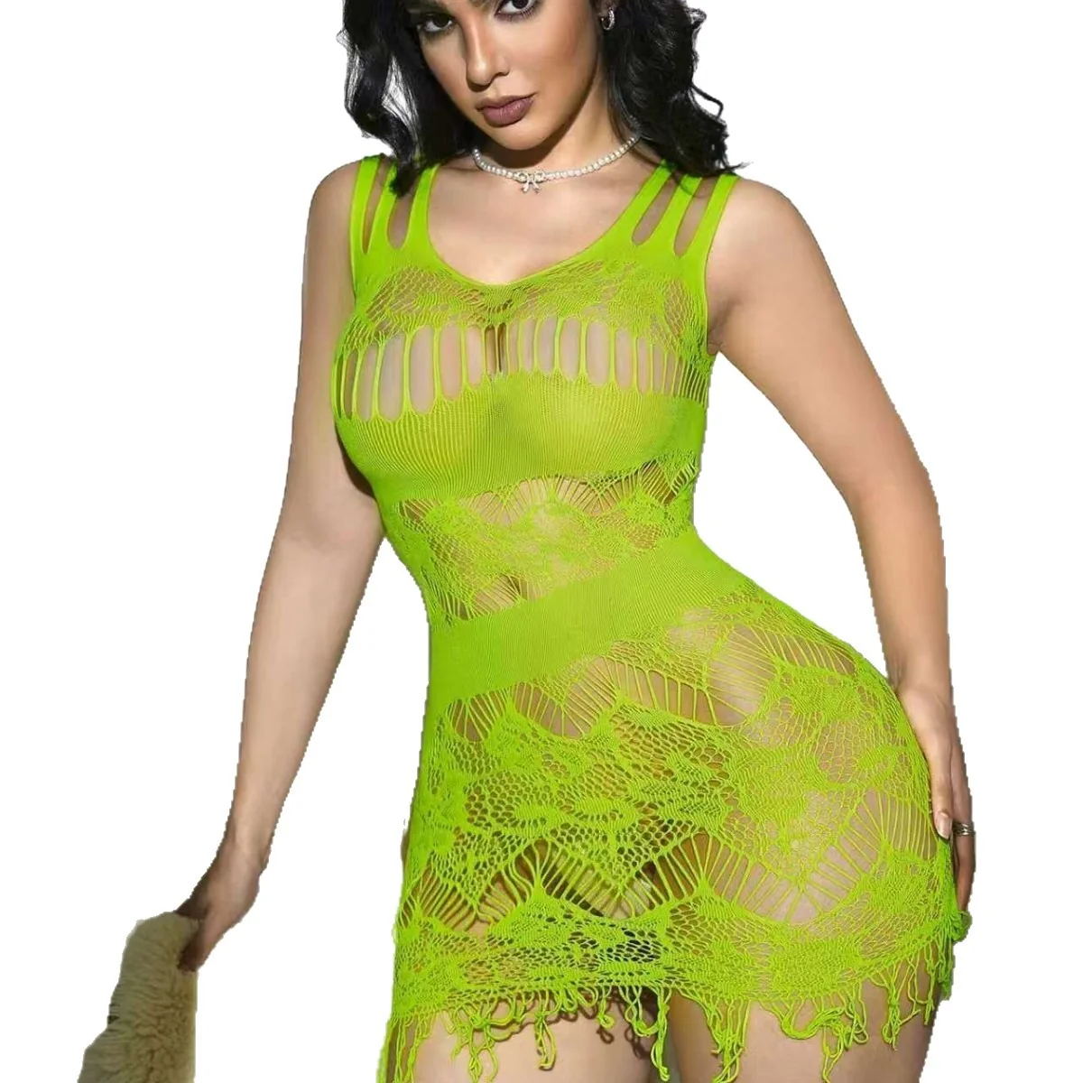 mesh bodycon skirt